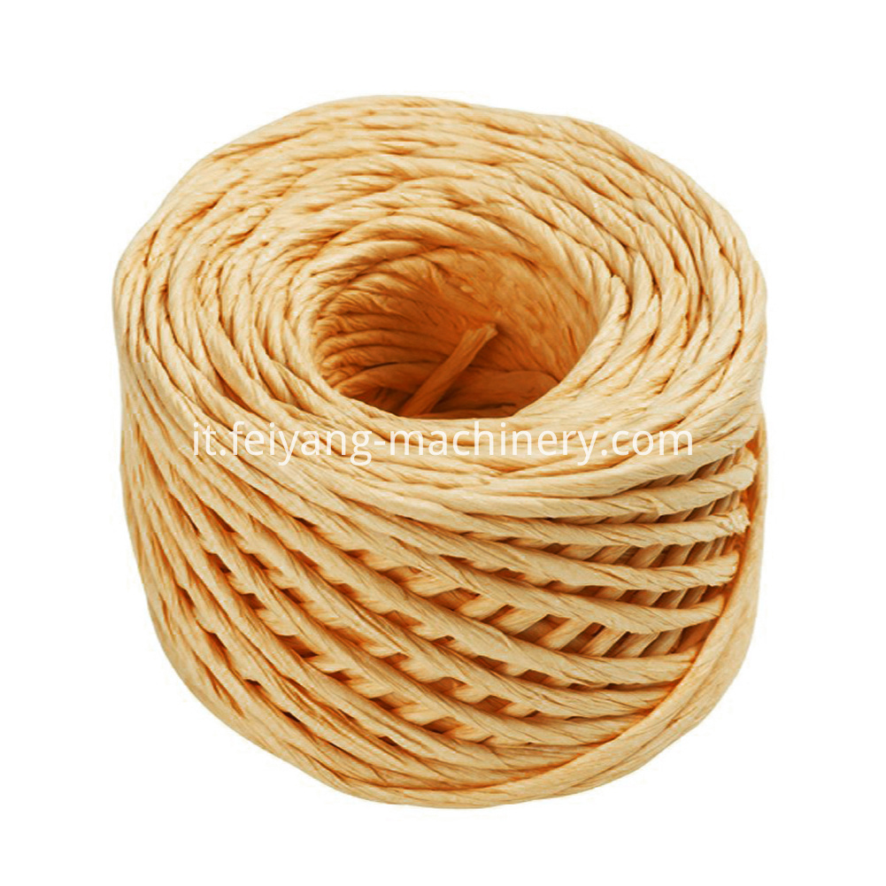 Corda di carta ritorta di colore marrone Brown Color Twisted Paper Rope